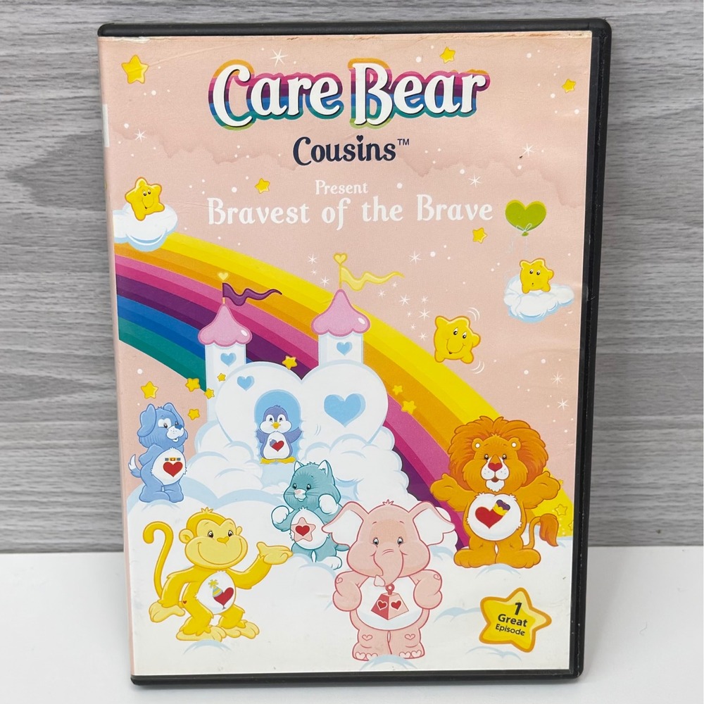 Care Bears Cousins Bravest of the Brave DVD #126 Play Along Promo Tested Working